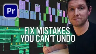 When UNDO doesn't work - Premiere Pro Tutorial