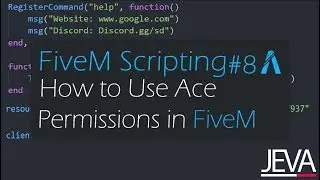 FiveM Scripting 8 - Using Ace Permissions