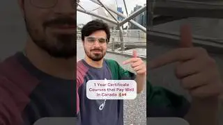 Take These 1 Year Courses for High Paying Jobs in Canada 🇨🇦 | Canada jobs #canada #reels #shorts