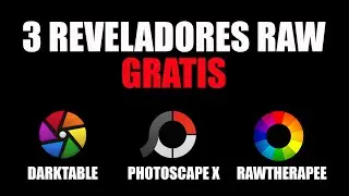3 PROGRAMAS GRATUITOS para REVELAR el RAW (RAWTHERAPEE, DARKTABLE y PHOTOSCAPE X)