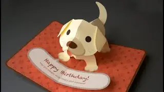 pop-up card__Labrador Retriever