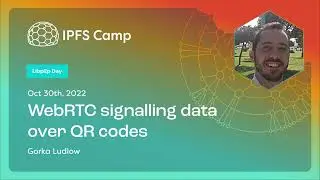 WebRTC signalling data over QR codes - Gorka Ludlow