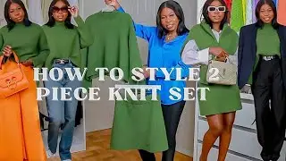 HOW TO STYLE ZARA KNIT SET IN SPRING | CHIC & CASUAL OUTFITS INSPIRATIONS