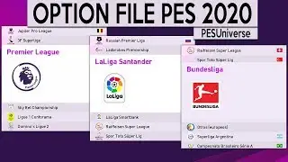 INSTALACIÓN OPTION FILE COMPLETO PES 2020 | PESUniverse