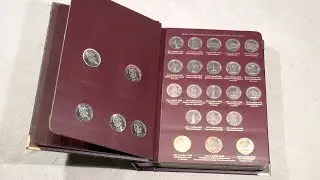 Альбом для монет Albo Numismatico. Памятные монеты России из недрагоценных металлов. Том 2.