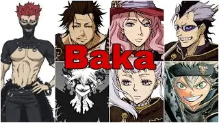 Black Clover voice Baka