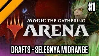 MTG Arena Guilds of Ravnica Draft - Selesnya Midrange P1 (sponsored)