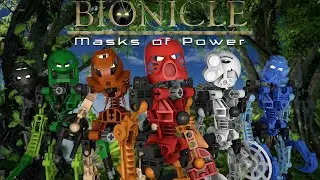 Creating Bionicle Masks of Power fan-made poster (SFM)