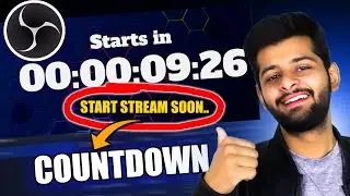 😱OBS Countdown Timer | How to add timer in OBS🔥 | OBS Tutorial in hindi/Urdu🔥