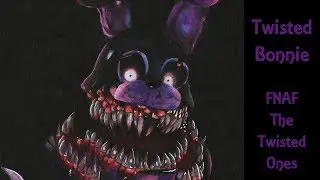 Speed Drawing - Twisted Bonnie (FNAF The Twisted Ones)