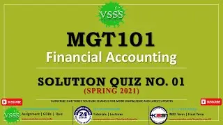 MGT101 Quiz No. 1 Solution Spring 2021 | MGT101 Quiz 1 Solution 2021
