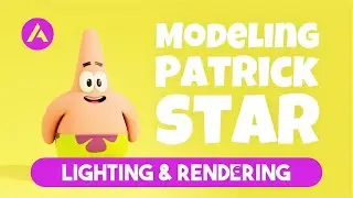 Lighting & Rendering Character Patrick Star (Tutorial Blender)