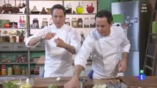 Torres en la cocina 2016 01 26 Alcachofas con huevos de codorniz
