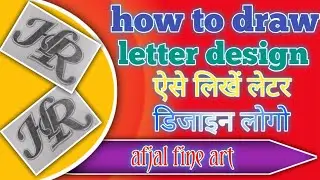 new 3d letter design/ new 3d letter design ideas/ logo design/ painting/ sketch/ viral video