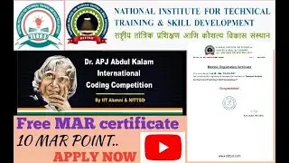 National institute for technical training & skill development| NITTSD membership||Gov.  Certificate.