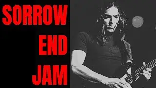 Sorrow Ending Psychedelic Pink Floyd Guitar Backing Track (E Minor)