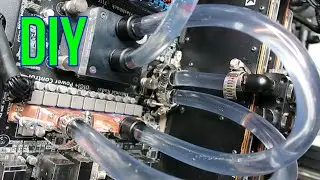 Making my first Custom Water block (North Bridge & MOSFET)