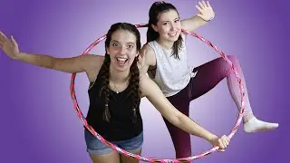 Trying HULA HOOPING For The FIRST TIME!!