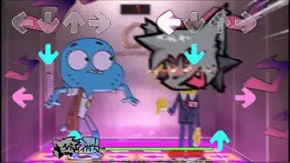 Nyaw - Kapi vs Gumball Friday night funkin
