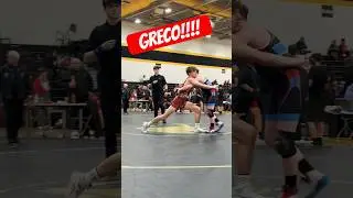 Kaleb vs. Nolan Greco Roman wresting Kaleb wins by tech fall #viral #wrestling #shorts #reels #usa