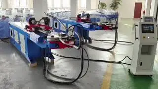 Tube bending machine.Simple machine, cost is really good, multi language.