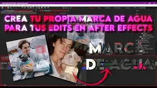 Como hacer tu propia marca de agua en After Effects // Al estilo Nic0l3.vs