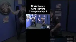 Chris Dobey wins Players Championship 7 #darts #chrisdobey #joshrock #champion #2024 #pdc