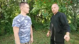 Бой на опережение, короткой палочкой