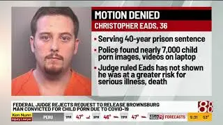 Brownsburg man convicted for child porn asks to be released due to COVID-19, gets denied by judge