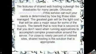 Who offers shared hosting