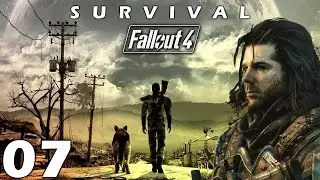 Fallout 4 Live Let's Play Pt. 7 (Survival Mode Difficulty) THE CASTLE