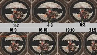 Aspect Ratios in Rainbow Six. Comparison