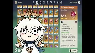 GENSHIN IMPACT LEGENDARY GODLY PERFECT ARTIFACT - 50 CRIT VALUE