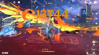 Genshin Impact Waxin Phase 2024/3 Floor 12 Chamber 2 first half