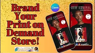 🎨Canva Tutorial - Brand your Print on Demand Store  #PrintonDemand #socialmediamarketing #etsyshop