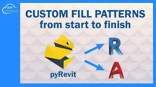 How to easily create fill patterns (and pat files) in Revit using pyRevit from start to finish