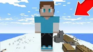 КТО ПОСТРОИЛ ОГРОМНУЮ КОПИЮ МОЕГО СКИНА В МАЙНКРАФТ