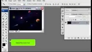 How to zoom an image in PhotoShop