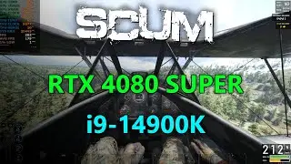 SCUM - New Build Test: 14900K + 4080 Super | 1440p FG ON Max Settings