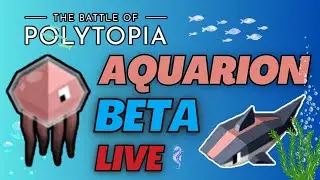 AQUARION REWORK Beta LIVE 🧜 Let's play some games!!!