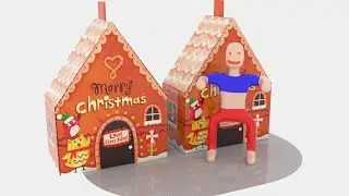 3Dsmax - UNWRAP UVW Наложение текстур