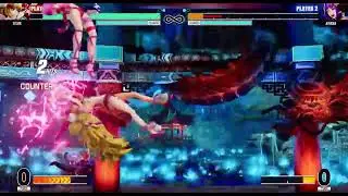 KOFXV Sylvie Bikini mod vs Athena Warrior bikini kof ryona