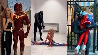 Super heroes prank video 🔥✍🏼👉❤️