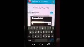 Website To PDF PRO Android App