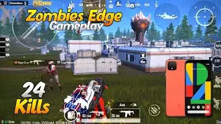 New Best Zombies Edge Livik Gameplay on Pixel 4xl / PUBG Mobile 2.8 Update