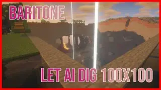 How to let A.I. mine 100x100 in Minecraft (EASY) with Baritone (WORKS IN 1.20+)