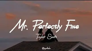 Mr. Perfectly Fine - Taylor Swift (Lyric)