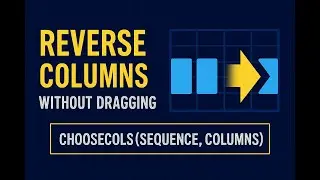 How to Place Columns in Reverse Order