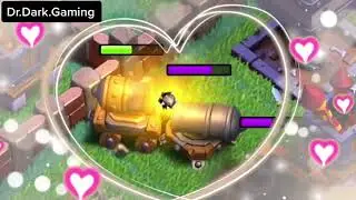 Builders Base romantic Movement - Cannon Love #clashofclans #builderbase #1000subscriber