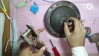 old modal ceiling fan body assembling